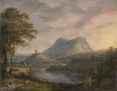 Landscape with a Lake by Paul Sandby